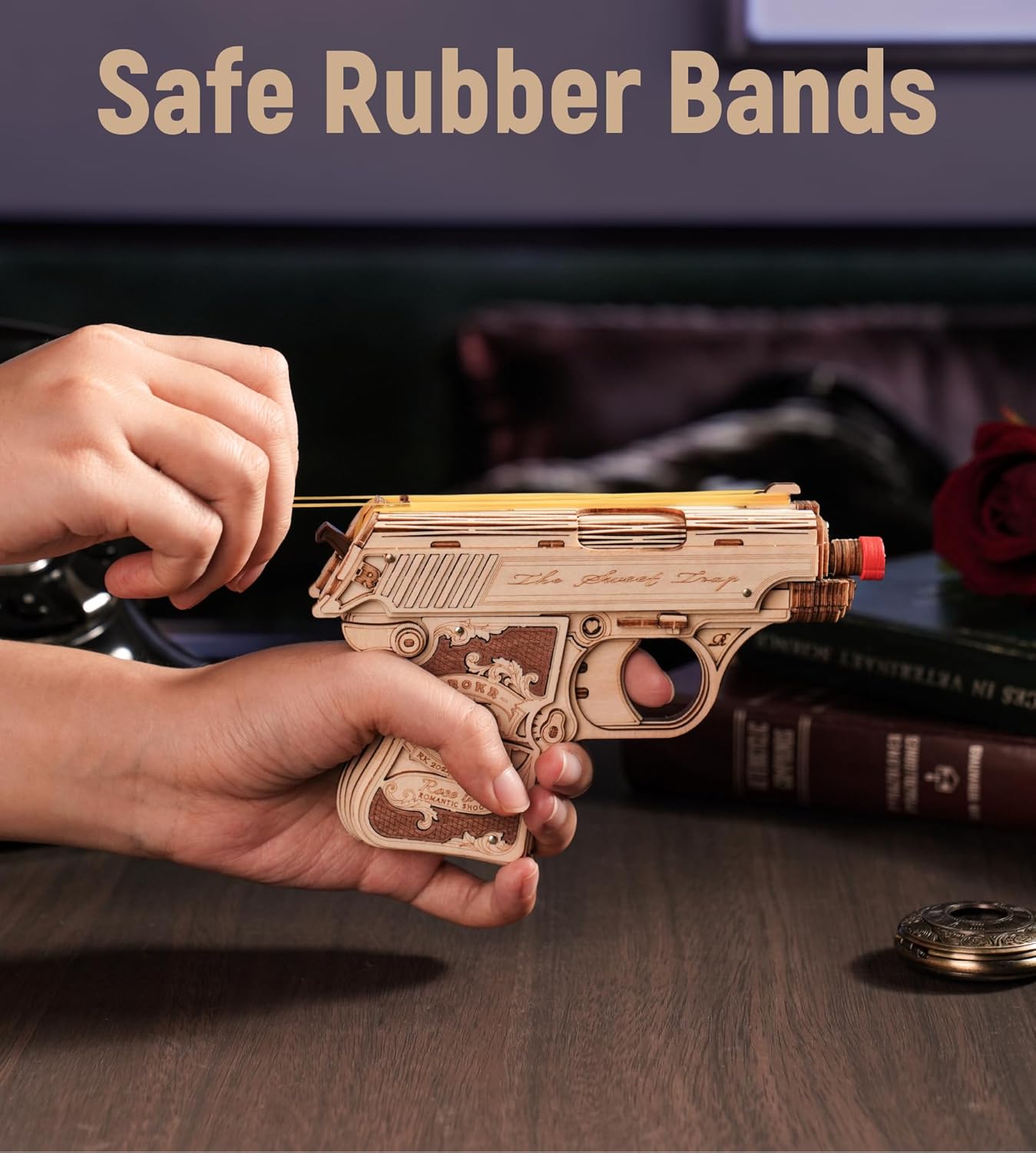 ROKR 3D Wooden Puzzles for Adults,113 Pieces Wooden Puzzle,Model Building Kit for Adults - Image 6