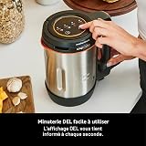 Morphy Richards Compact Soup Maker, 1L, Blend, Smooth and Chunky Soup, Smoothies, Quick and Easy Cooking, 900W, Black & Stainless Steel, 501021 - 3