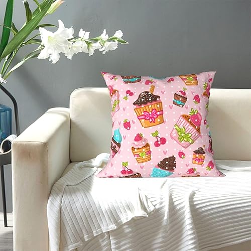 Miniatura 5 de Aimeryup Throw Pillow Covers 12x12 Inch Strawberries and Cherries Decorative Pillow Covers Cushion Covers cojines decorativos para sala Pillow Cases