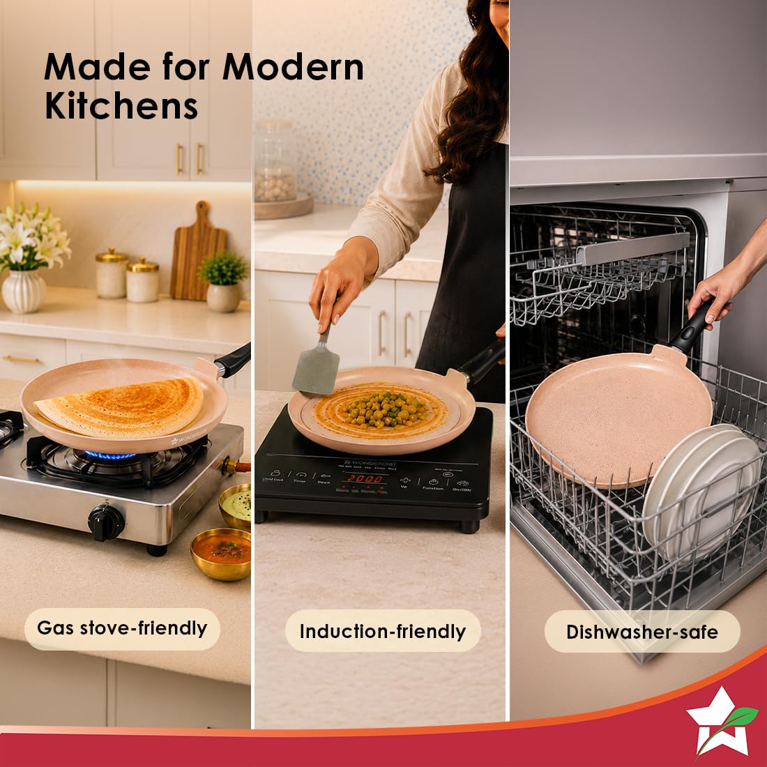 Wonderchef Vitalife Dosa Tawa - Zero Oil Cooking -6