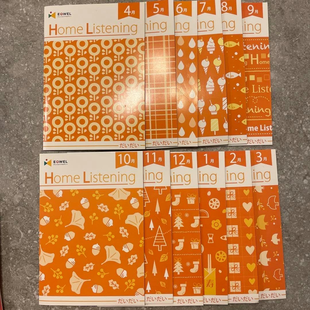 EQWEL ホームリスニングCD きいろ 2018年 セット 七田 イクエル ホーム
