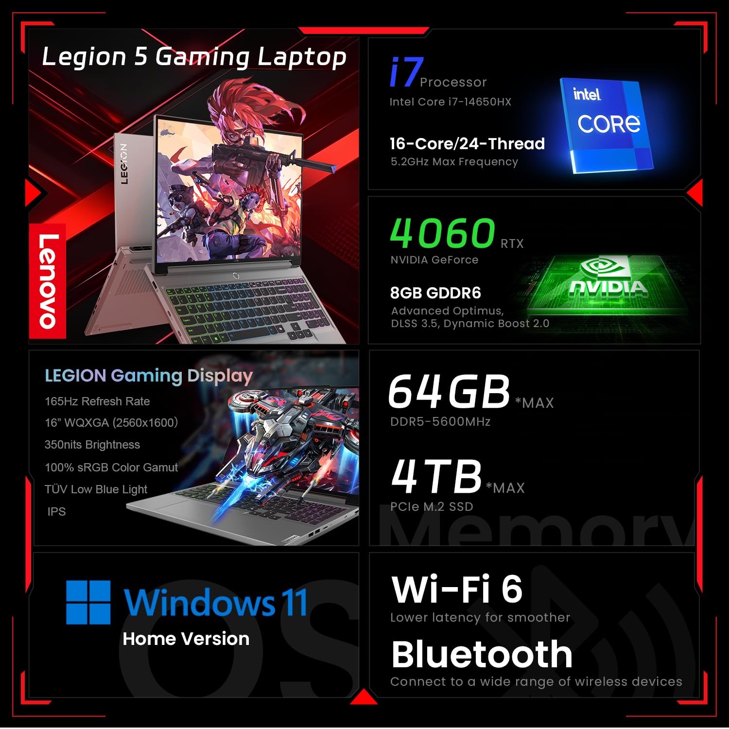 Amazon.com: Lenovo Legion 5 Gaming Laptop, 16 Amazon.com: Lenovo Legion 5 Gaming Laptop, 16