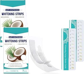 whitening toothbrush straws with coconut oil, whitening straws for sensitive teeth, daily oral care, quick removal of stains from smoke, coffee and wine. (14 pieces)