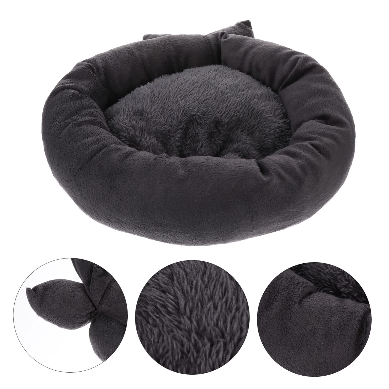 Kisangel Warm Plush Hamster Nest Bed with Removable Cushion Cozy Winter Sleeping Mat for Small Pets Like Hamsters Hedgehogs and Guinea Pigs Soft and Comfortable Plush Design