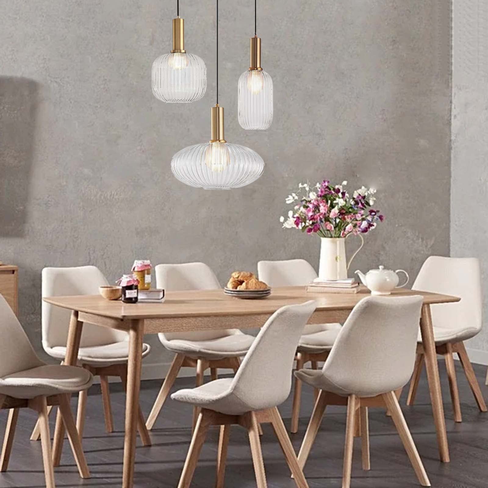 Sospensione vetro bianco gea luce numa e27 led lampada soffitto moderna