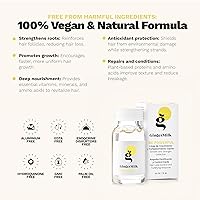 Vista 4 de Ampolla para el crecimiento del cabello con biotina y jengibre, controla la pérdida de cabello, estimula el cuero cabelludo y fortalece las raíces