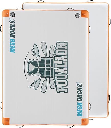 Inflatable Floating Dock Floating Docks for Lakes & Boats, Inflatable Island, Swim Platform Blocks, Quick Inflation, Floating Mats for The Water