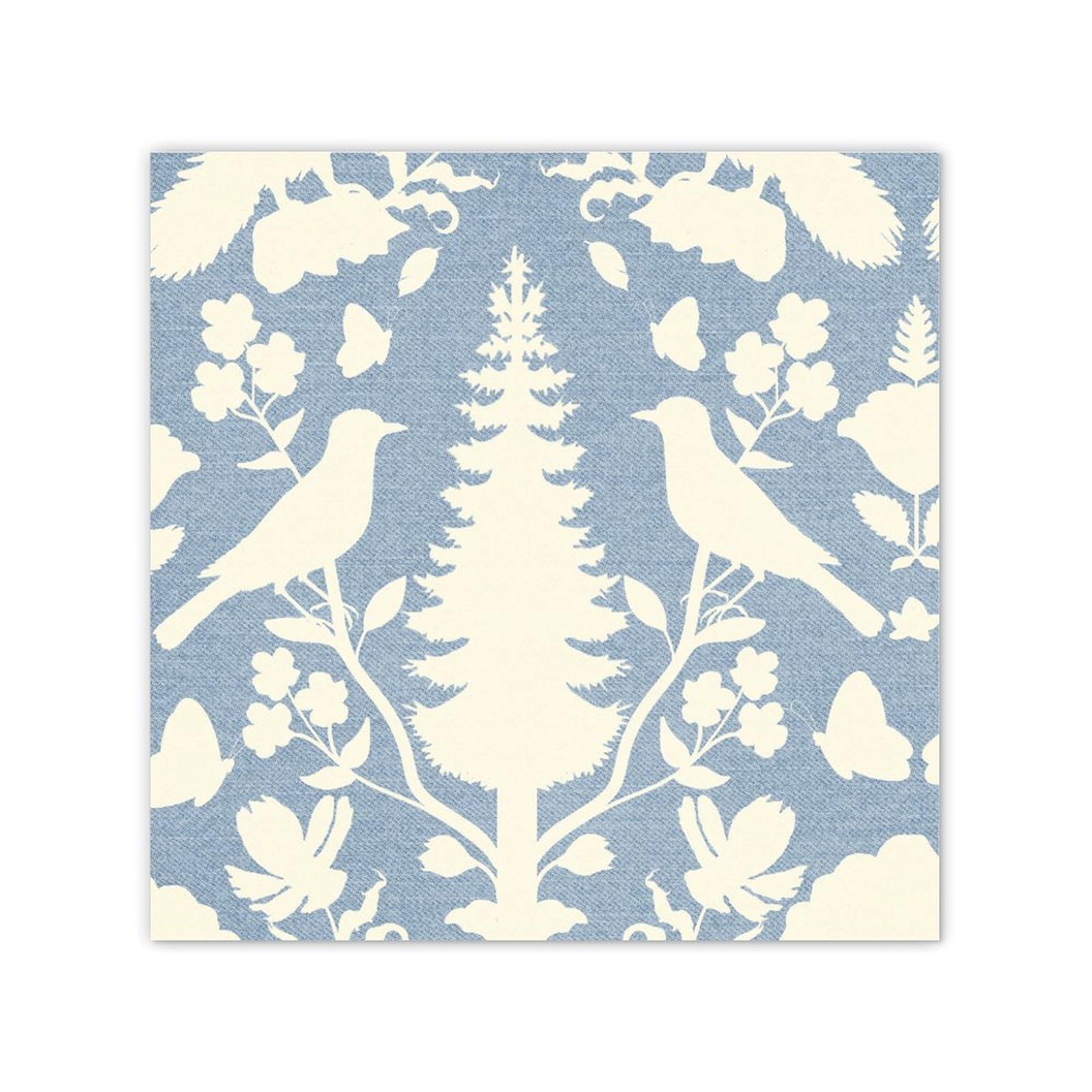 Chenonceau Birds And Botanicals Aquamarine Quote Canvas Wall Art Prints Flying Birds with Flowers Modern Wall Artwork Home Decor Picture for Living Room Bedroom Dining Room Decoration 12x12