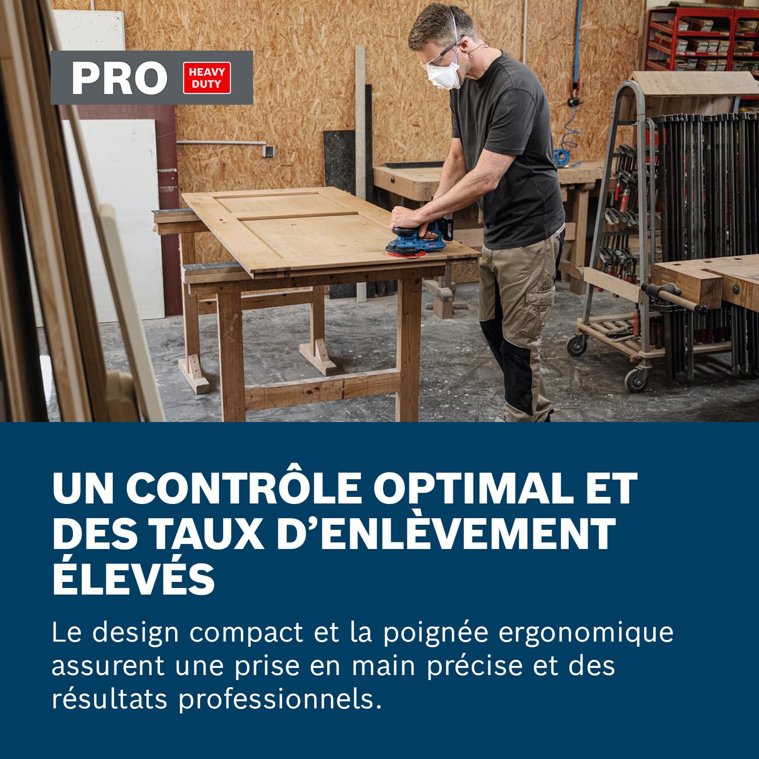 Bosch Professional ponceuse excentrique 12V sans-fil GEX 12V-150-3 (avec plateau de ponçage, disque abrasif, bague de protection, sac à poussière, L-BOXX 162)