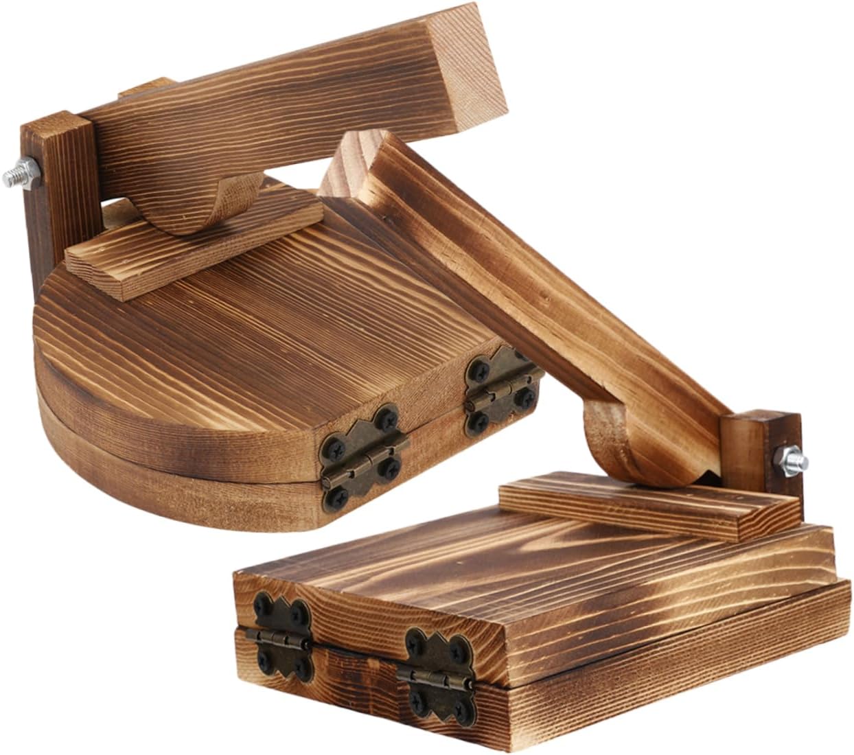 2pcs Wooden Dumpling Skin Press Tool Manual Press Mold for Tortillas Empanadas Wontons and Pies Efficient and Easy to Use Kitchen Baking Essential