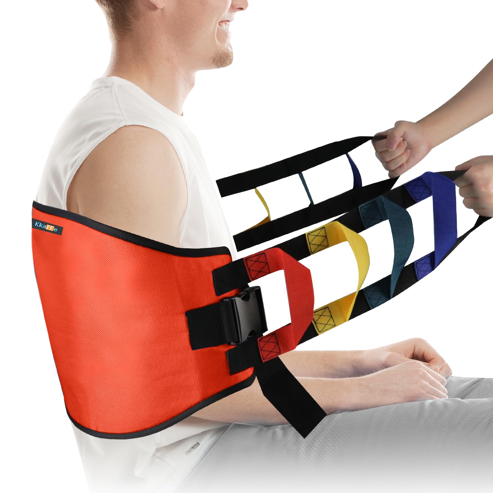 Transfer Sling,Transfer Belt for Elderly & disabled,Gait Belts for Seniors,Heavy Duty Patient Safety Belt,Mobility Standing&Lifting Aid for Disabled,Injured,Elderly,Safely Move from Bed and Wheelchair — Amazon image 9