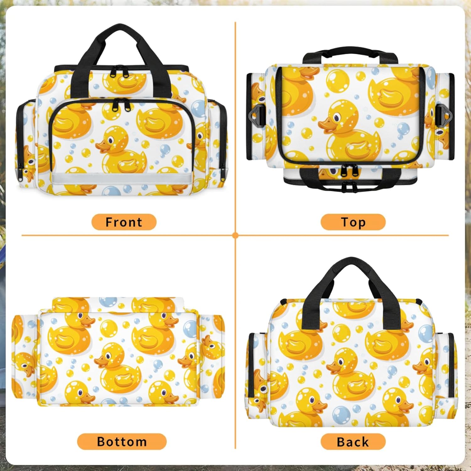 First Aid Bags Empty, Diving Duck Emergency Bag First Aid Kit Multiple Compartment Kit Carrier On Call Trauma Bag for Paramedics Emergency Medical Supplies Kit