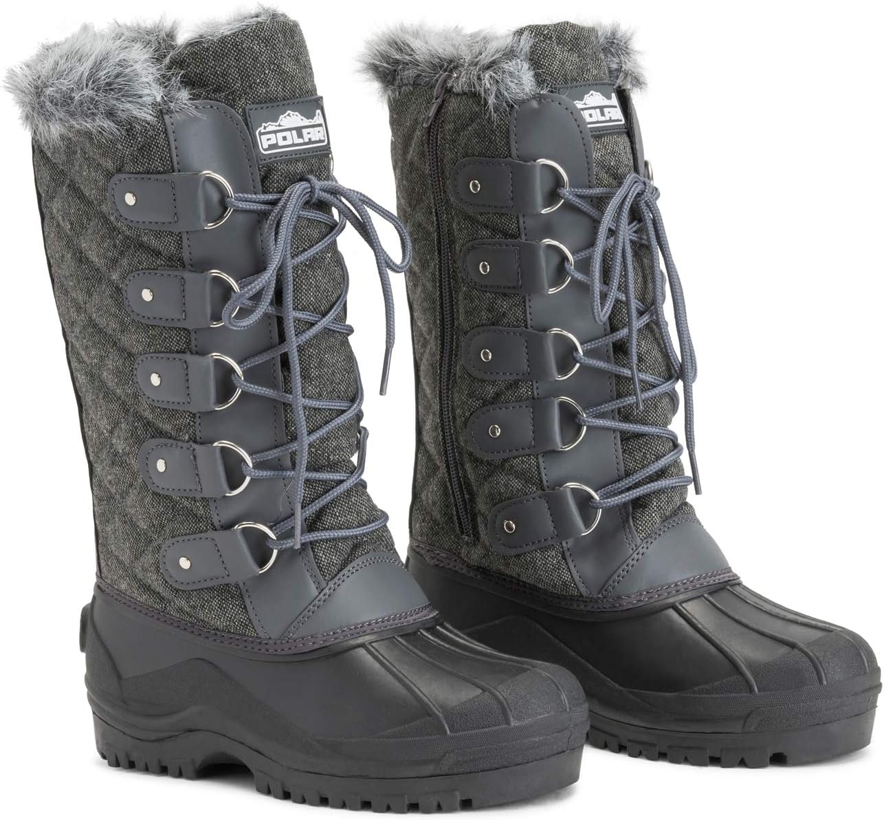 POLAR Womens Waterproof Tactical Mountain Walking Snow Knee Boots - Image 7