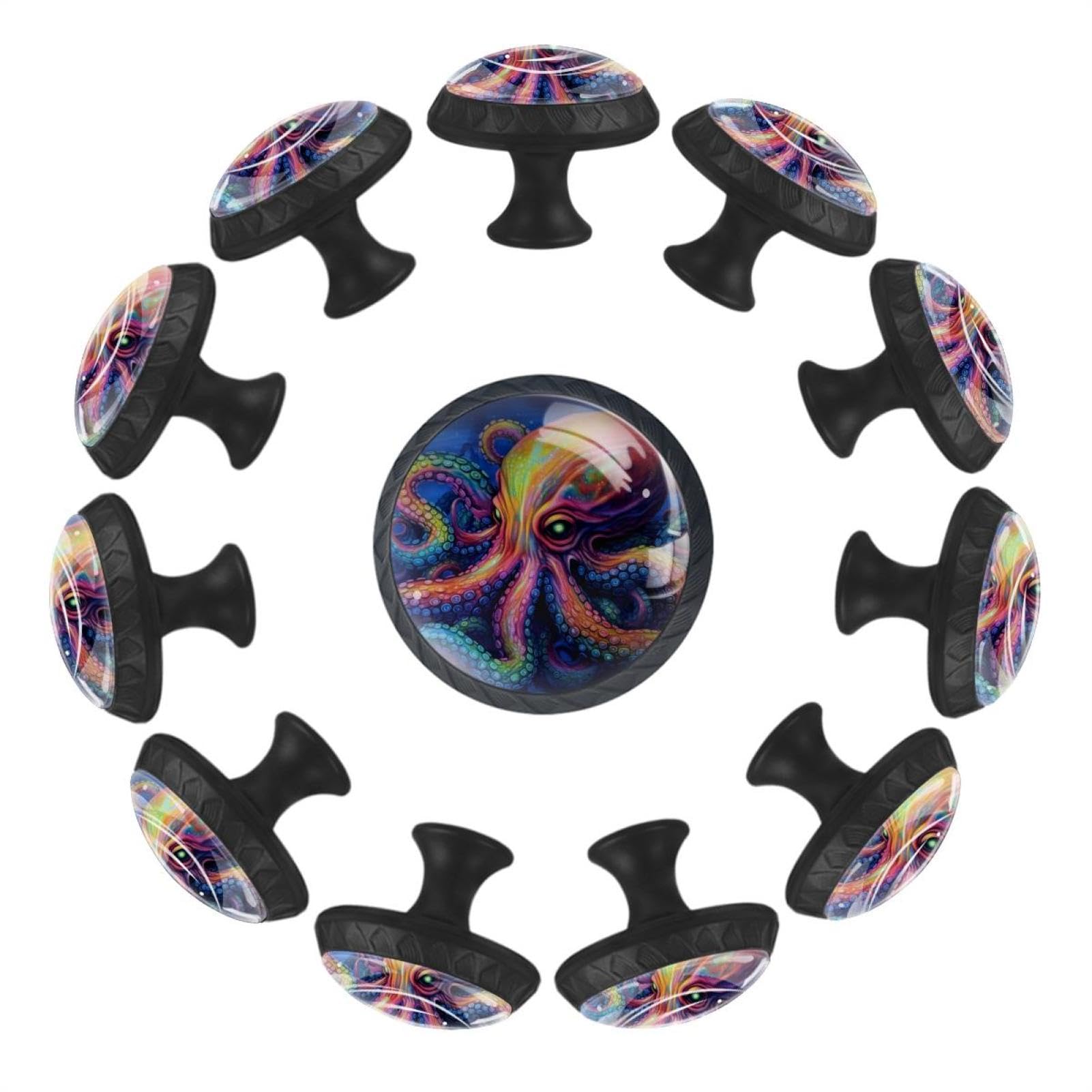 Boutons de tiroir en cristal colorés : lot de 12 pièces pour réparer vos meubles