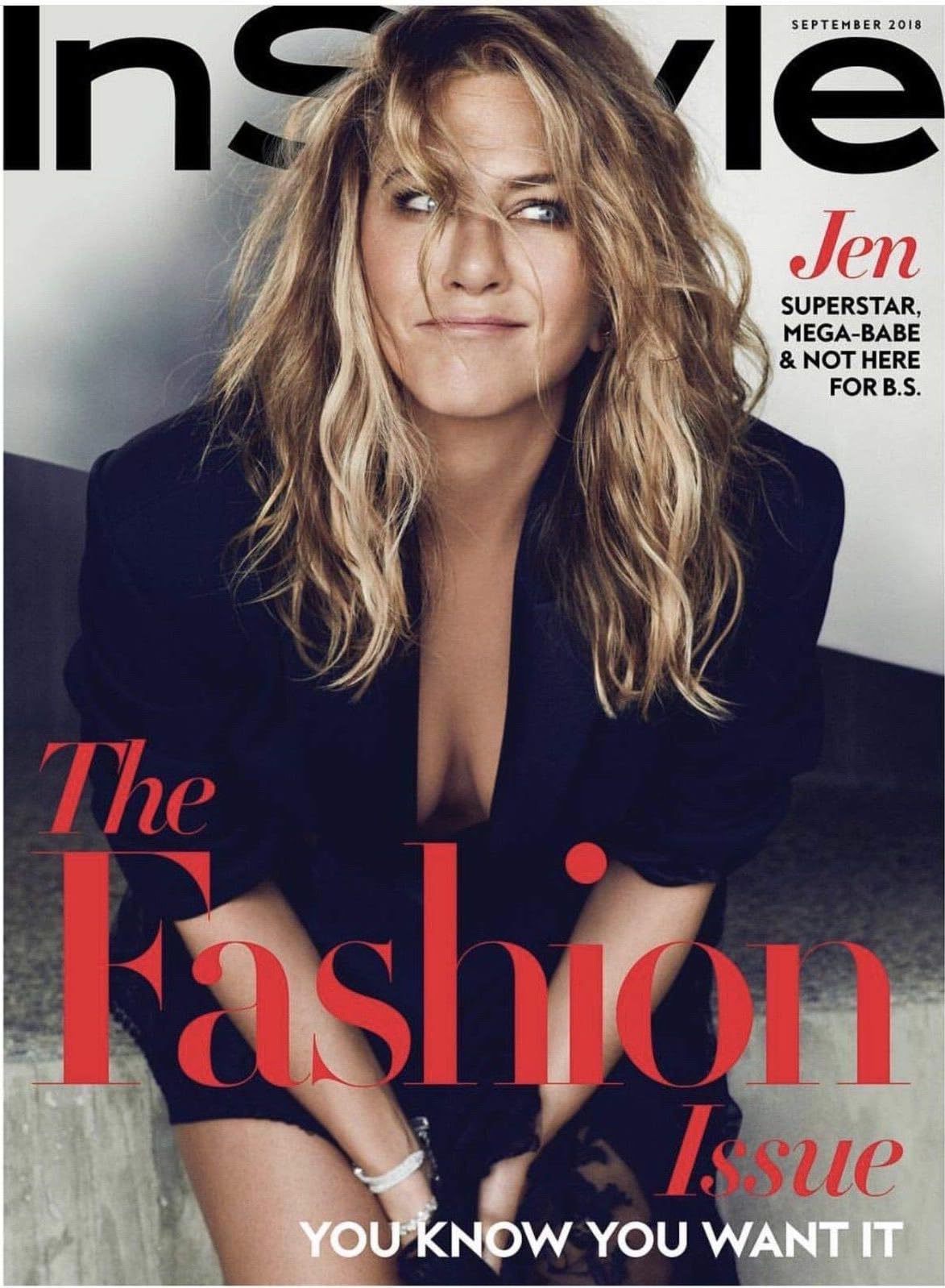 Instyle Magazine (September, 2018) Jennifer Aniston Cover Unknown Binding