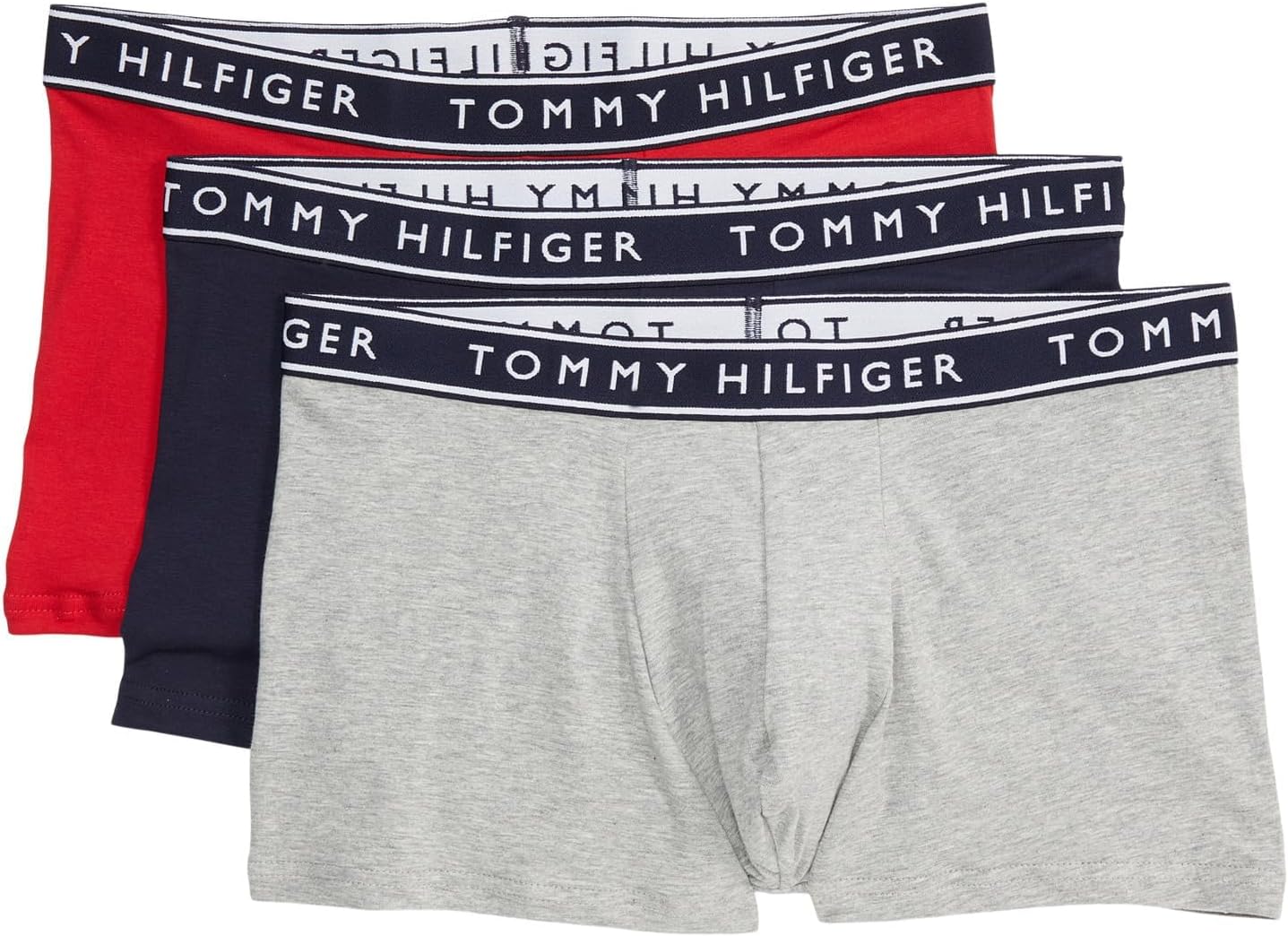 TOMMY HILFIGER Men's Stretch Trunk 3 Pack