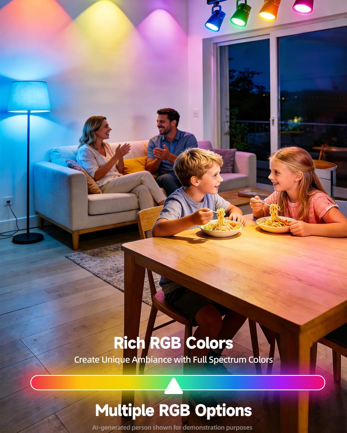 Color Changing MR11 LED Bulb 12V 3W Smart Bluetooth Bulb 2-Pack image 3