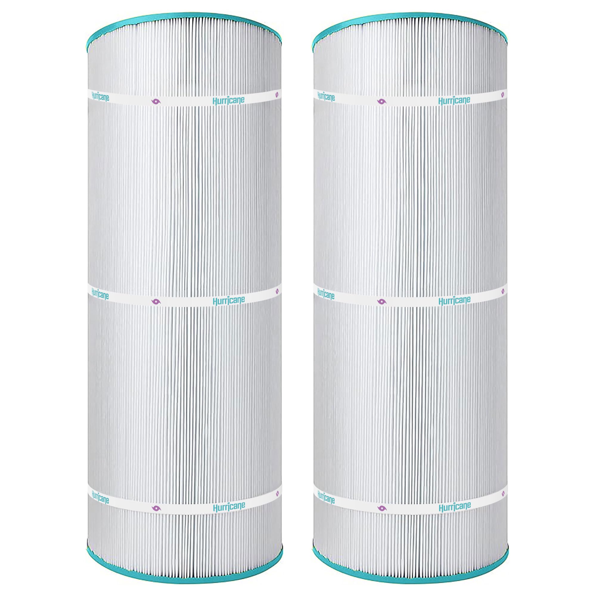 Hurricane Filters 2 Pack HF8414-01 Advanced Pool Filter Cartridge - Replacement for PWWCT150, Unicel C-8414, Filbur FC-1287, Waterway Clearwater II 150, Pro-Clean 150, Hayward X-Stream CC1500