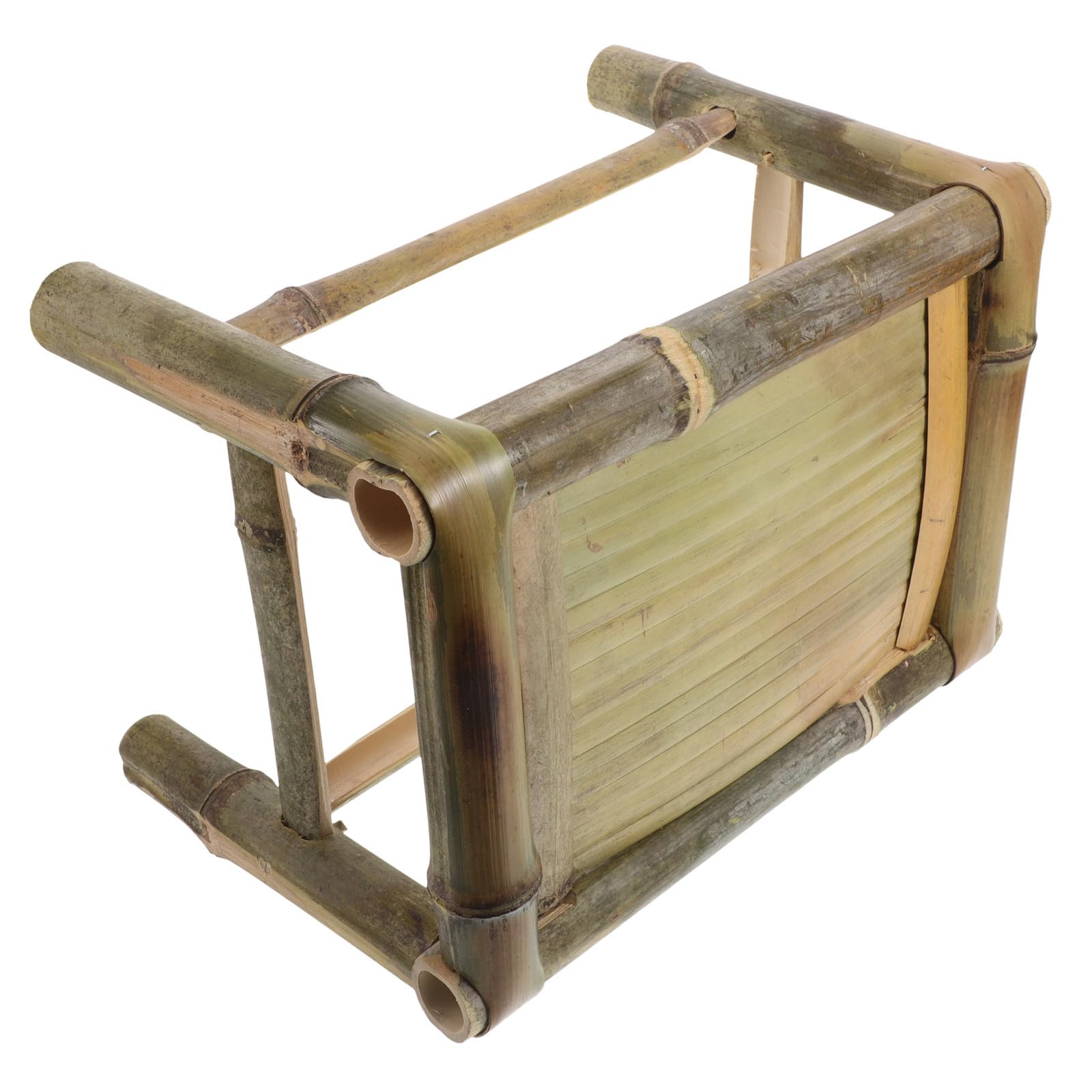 Tabouret en bambou respirant dossier ergonomique et robuste Luxshiny