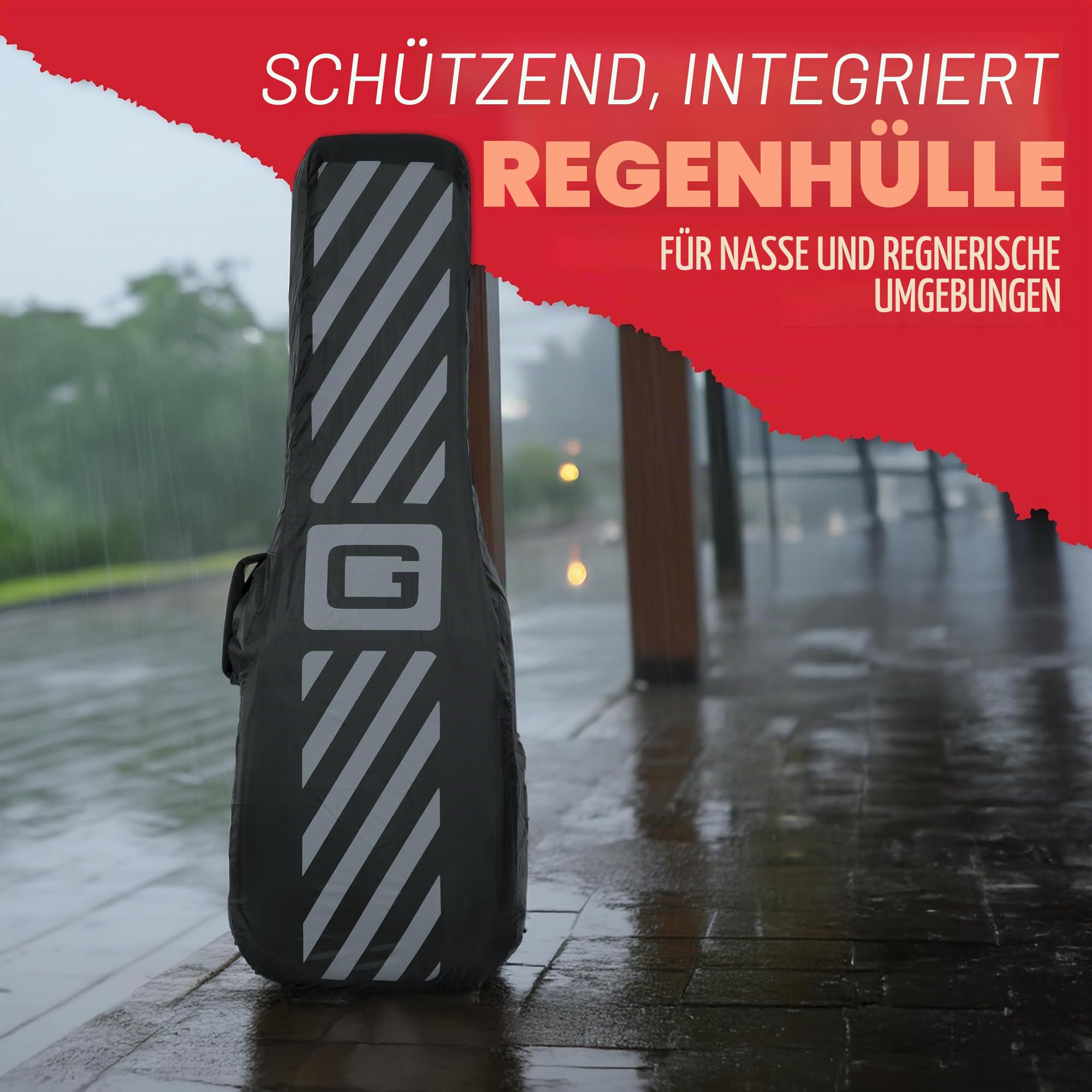 Gator Cases Pro-Go Ultimate E-Gitarren-Gigbag; passend für Standard E-Gitarren, schwarz (G-PG Electric)