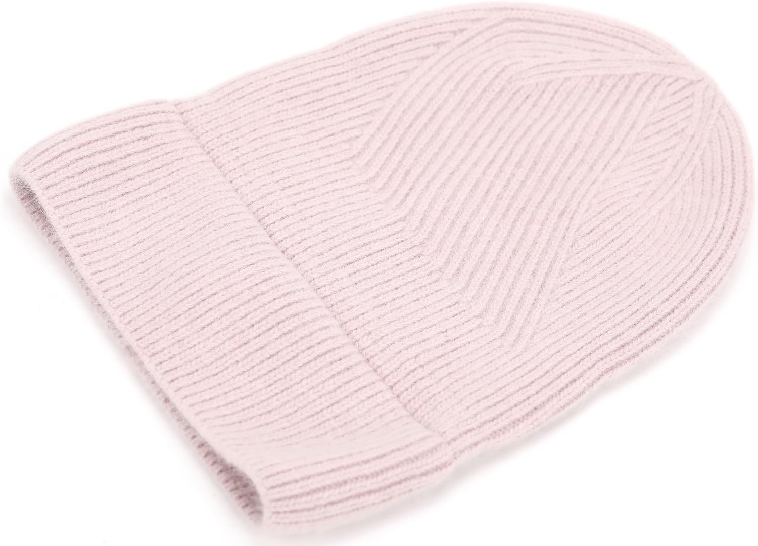 Men & Women Cashmere Blend Beanie Hat Soft Lightweight Warm Winter Ribbed Cuffed & Cuffless Knit Beanie Hat - Image 5