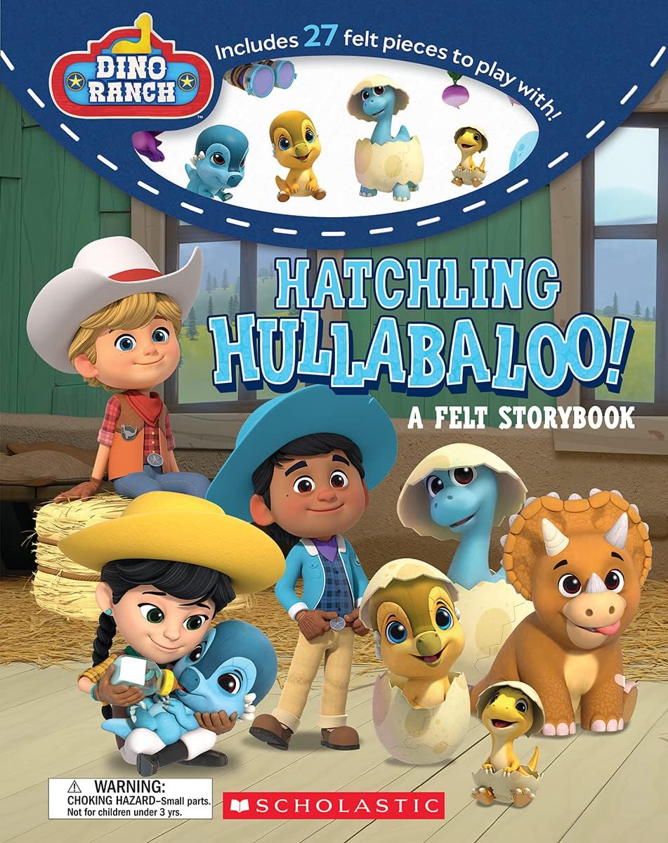 Hatchling Hullabaloo! Felt Storybook: A Felt Storybook (Dino Ranch)