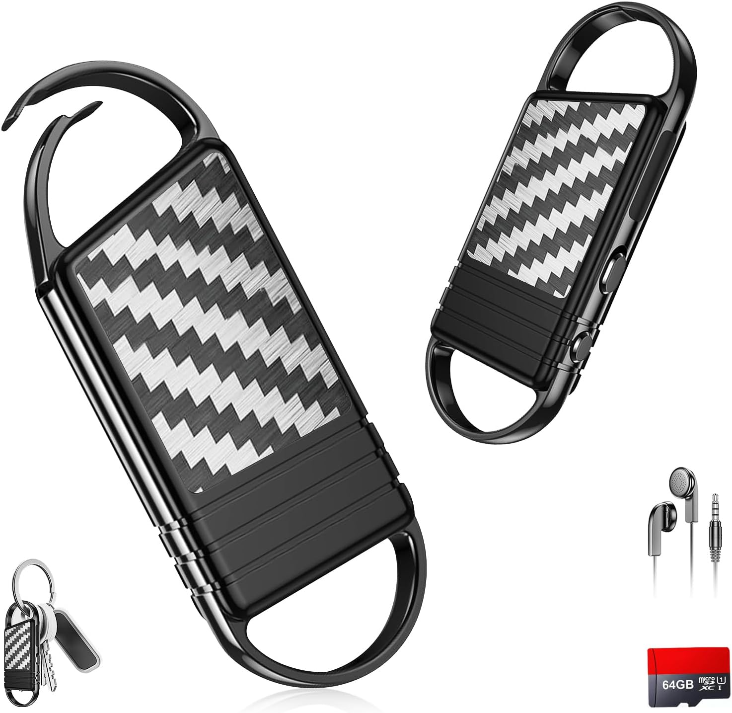 Tallkcoder 72GB Voice Activated Recorder with AI Noise Reduction - HD Dictaphone for Lectures, Meetings, Interviews