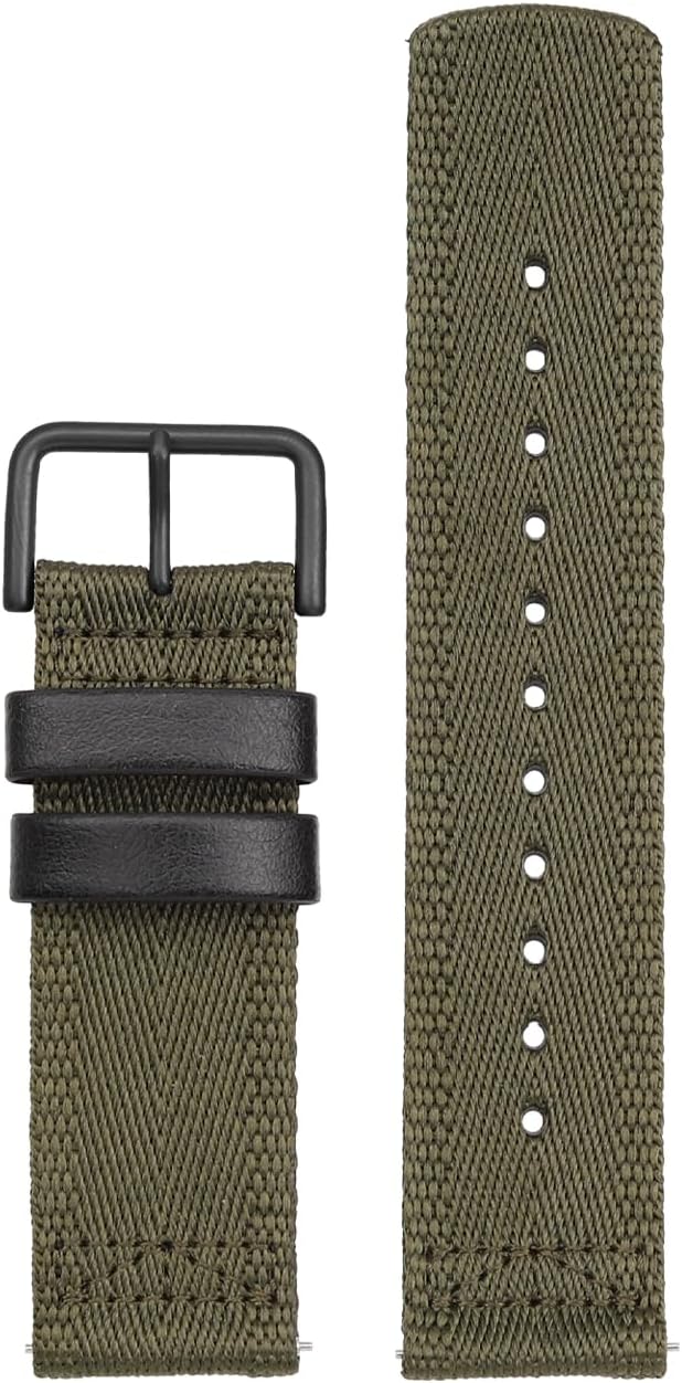 Nylon Watch Band For Casio PRG-600YB PRG-650 PRW-6600 GA2000 GA2100 Army Green Men's Canvas Watch Strap 24mm Wristwatch Bracelet