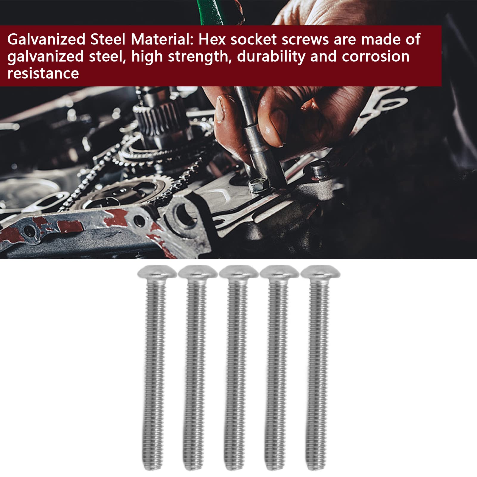 Viti A Testa A Bottone In Titanio GR2 TORX Con Collare M2.5 - Foto 12