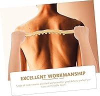 Vista 7 de Masajeador muscular de diez cuentas Masajeador muscular Palo de raspado muscular Masajeador de madera Herramienta de masaje de espalda Masajeador