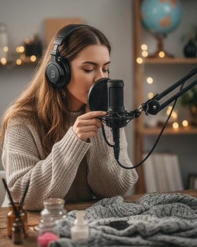 Miniatura 8 de Audio-Technica Paquete de micrófono de condensador cardioide AT2035 con filtro pop, cable XLR y paño de pulido de Austin Bazaar Paquete con filtro