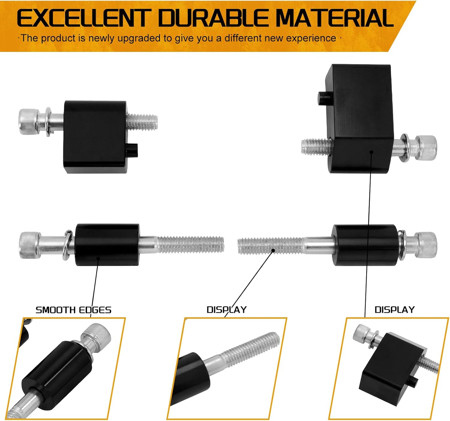 Motorcycle Driver Floorboard Extensions Spacer Extenders Kit Fit for Harley Touring Road Glides Road Kings Electra Glides Street Glides 2009-2024 FL Trikes 2009-2013 1.25 inch Black