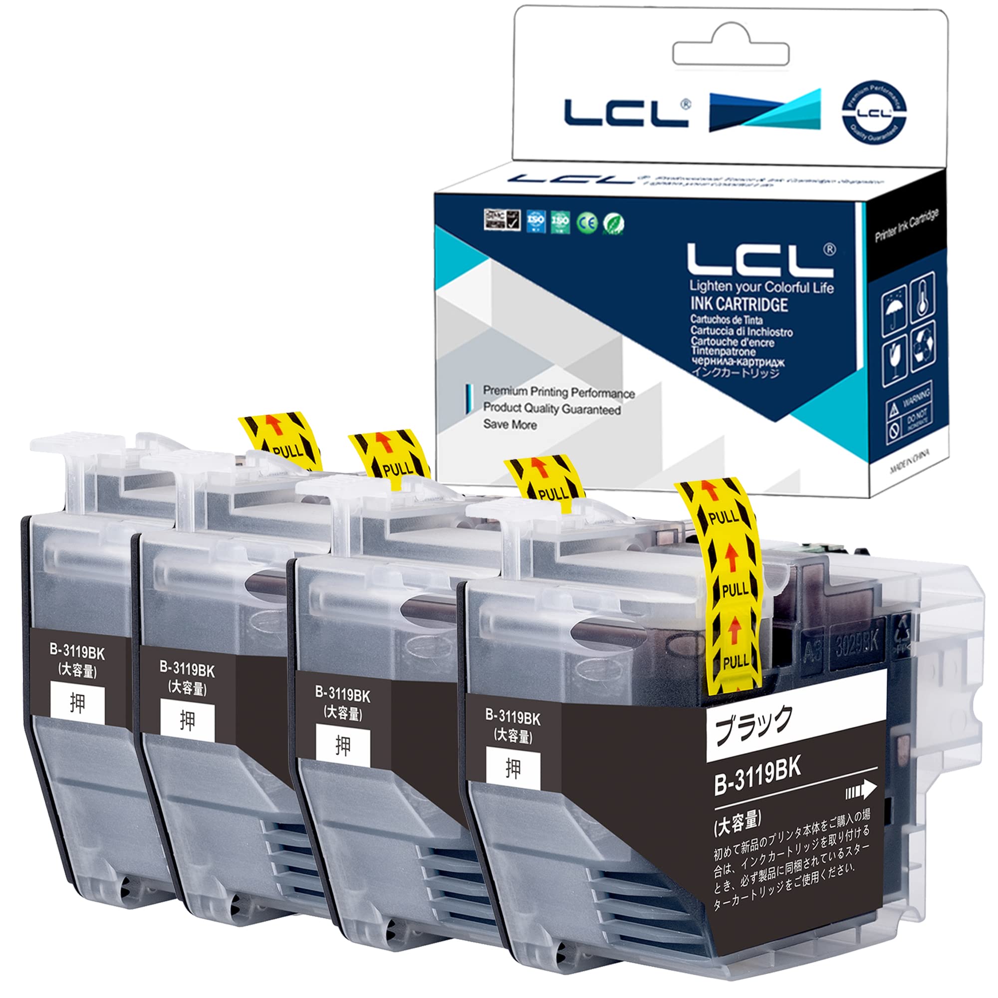 brother LC3119BK 2個 Amazon.co.jp: LCL Brother用 ブラザー用 LC3119 LC3119BK（4パック