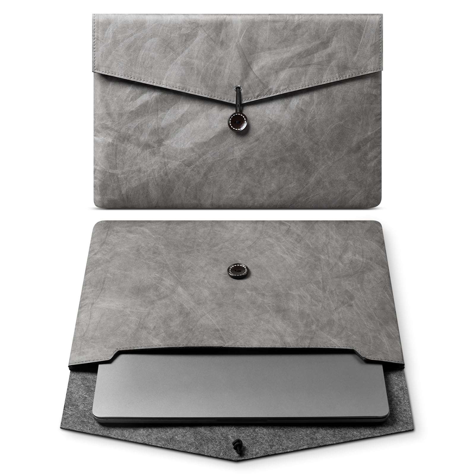 VULKIT Envelope File Document Folder Travel Document Organizer for Business Travel, Eco-Friendly & Durable Laptop Sleeve,A4 Document Holder File Organizer Filing Envelope Portfolio