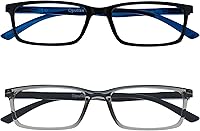 Vista 12 de OPULIZE SEE Reading Glasses with Blue Light Blocking for Women and Men, Narrow Frame, Spring Hinges, Computer Gaming Glasses