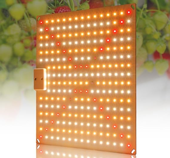 Plant Growing Light, LED Indoor Cultivation Lamp, 600W Equivalent, UV/IR Sun-like Light, Plant LED, 225 LED Lamp, Eliminates Lack of Sunlight, Full Spectrum, Panel Type, Energy Saving Plants,