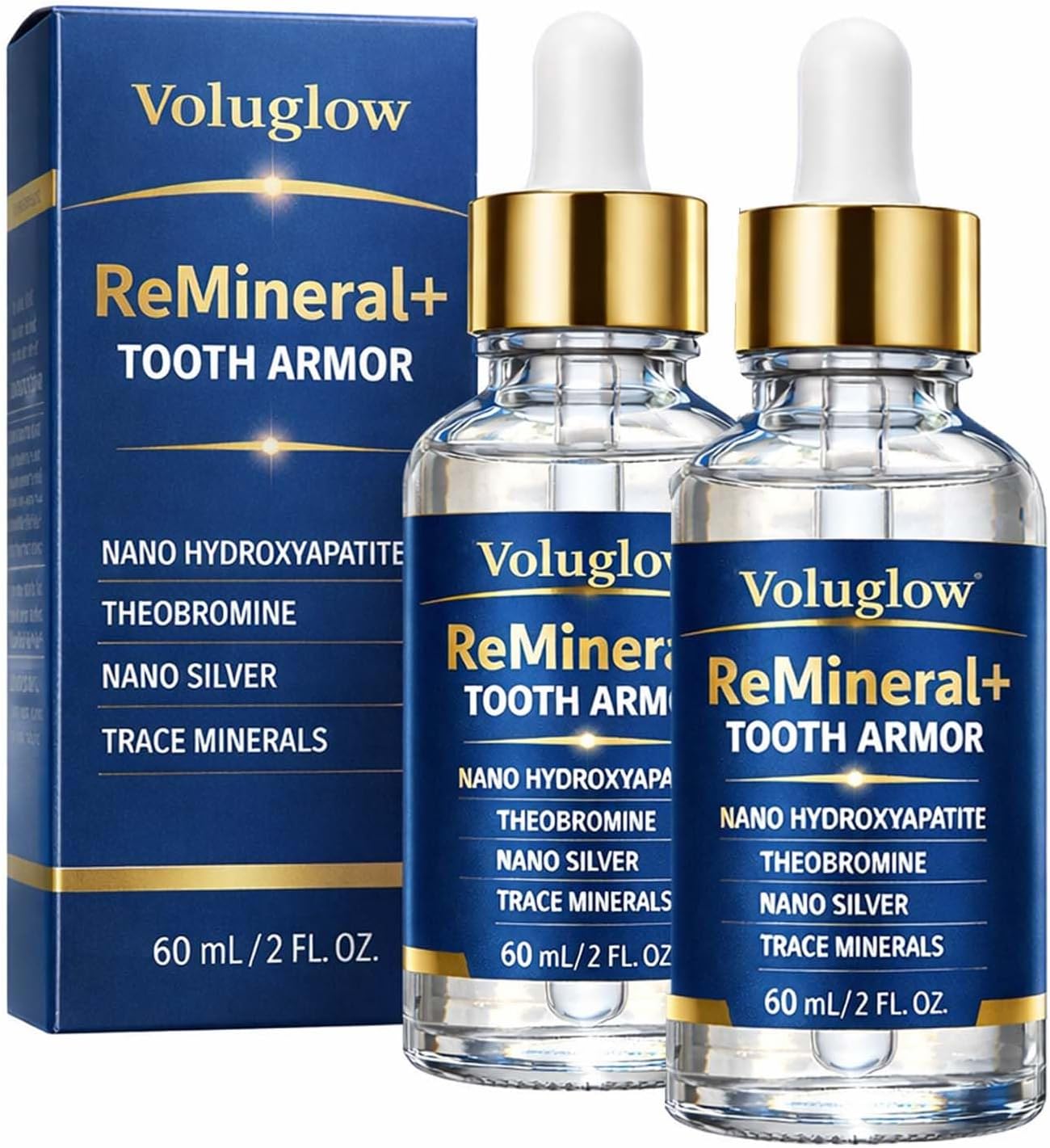 NanoHAP Tooth Defense Serum,Nano Hydroxyapatite Tooth Serum Drops with Hydroxyapatite for Daily Oral Care Enamel Support Tooths and Gum Health,Fresh Breath (2)