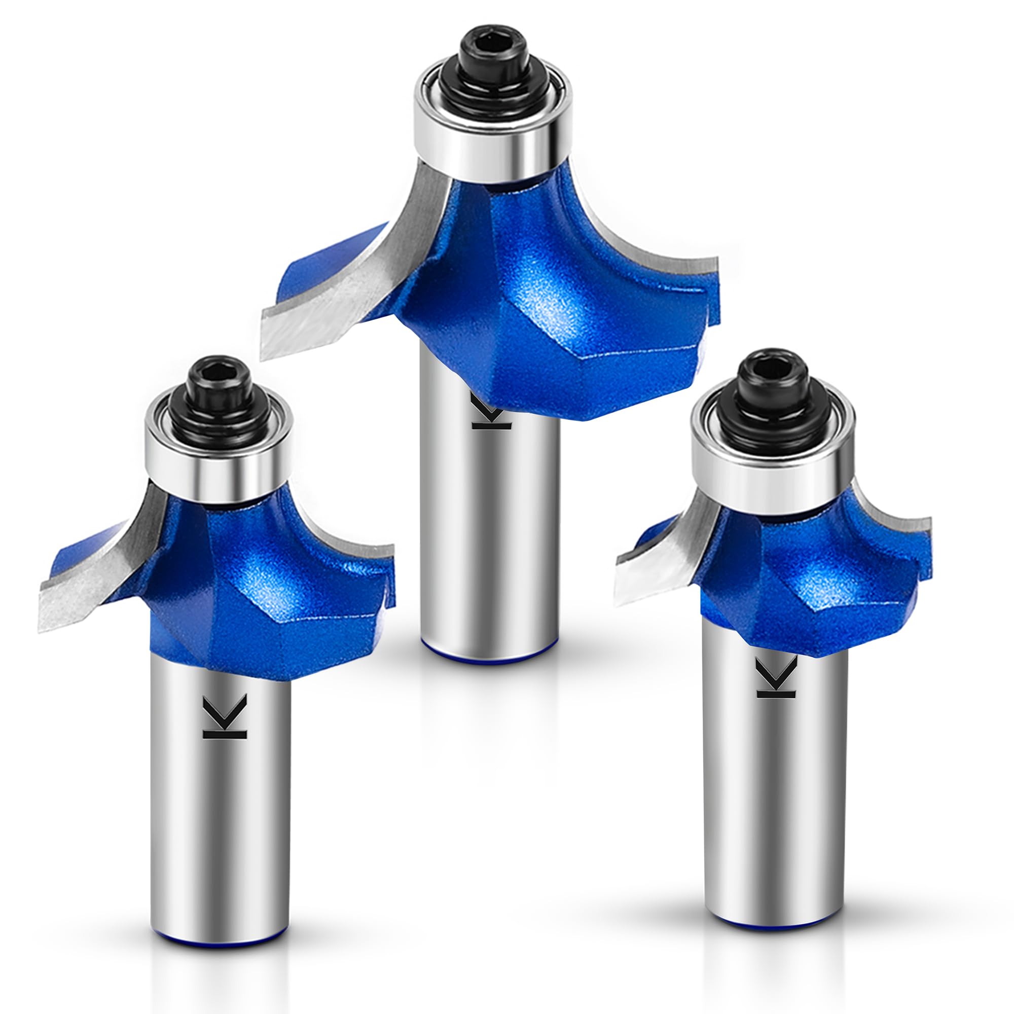 Roundover Router Bits - 6 Sizes for Woodworking -14