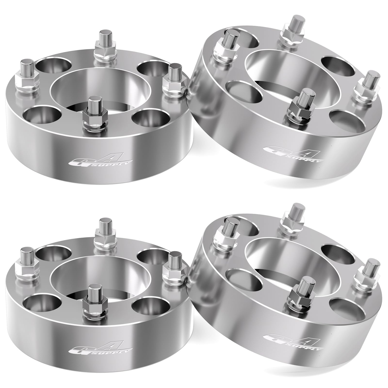 GAsupply 4x110 ATV Wheel Spacers 1.5" 74mm Hub Bore 12x1.25 Studs, 4 Pack