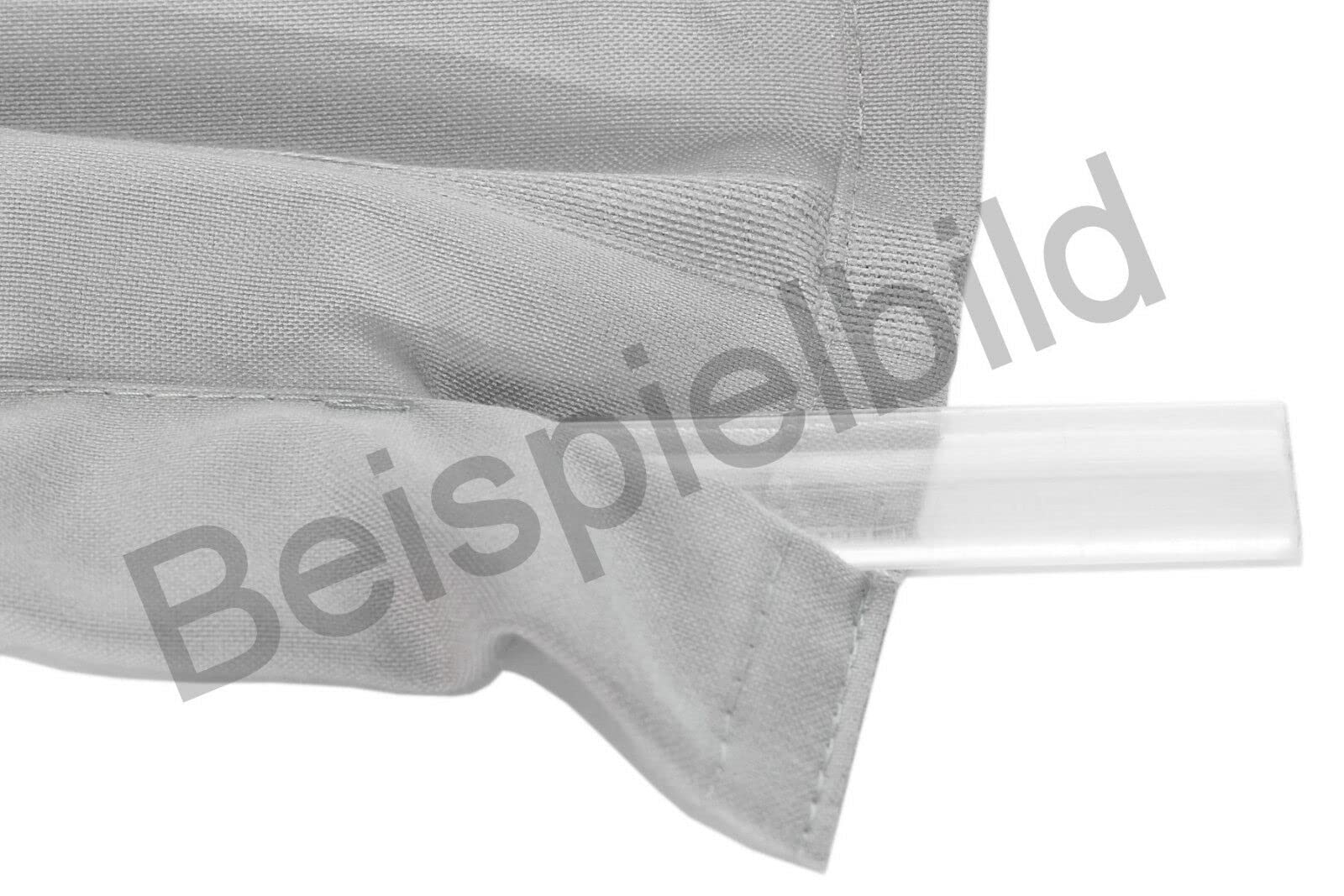 Basic Roleta rzymska Faltlo, antracyt, szary, biały, czekoladowy, czerwony, beżowy, mokca – 12 rozmiarów – 7 kolorów (biały, 140 x 175 cm)