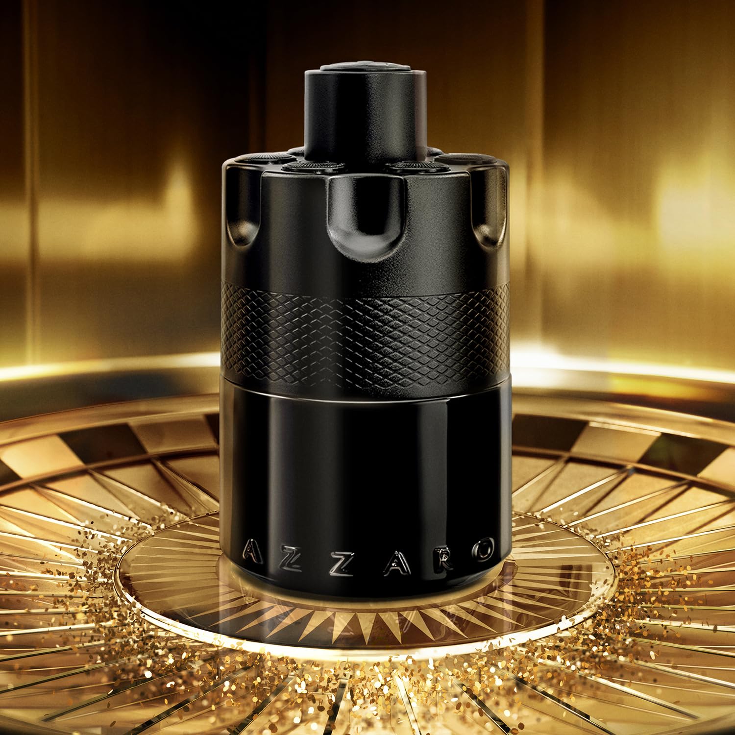 Azzaro The Most Wanted Eau de Parfum Intense - Woody & Seductive Mens Cologne Set ($185 Value) - Fougère, Ambery & Spicy Fragrance for Date Night - Full Size, 5 Fl. Oz & Travel Size, 0.33 Fl Oz - Image 4