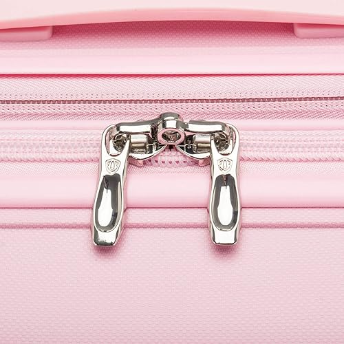 Miniatura 7 de Maleta giratoria Pagosa de Traveler's Choice, ampliable, de carcasa dura indestructible, Rosado, Carry-on 22-Inch