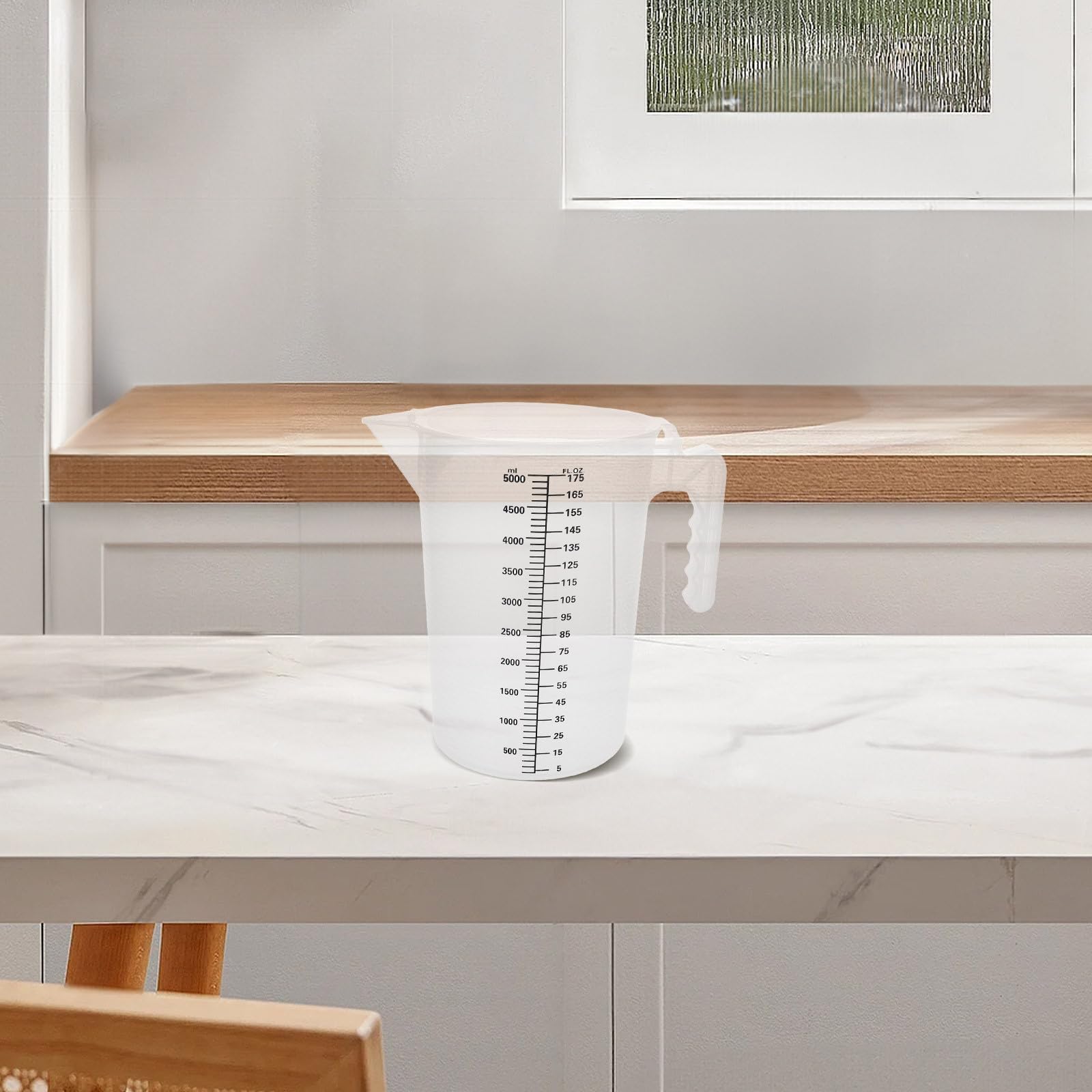 Toyvian Caraffa Graduata Coperchio Antipolvere Misurino in Trasparente Per Uso Alimentare Scala Precisa Per Misurazioni Accurate Per Cucine e Ambienti Da Bar