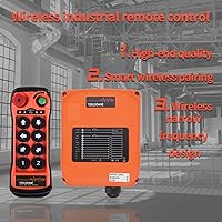 Vista 2 de Q800 Kit de control remoto de grúa inalámbrica industrial 4 movimiento 8 botones 110 V 220 V 380 V elevador eléctrico puente puente transmisor