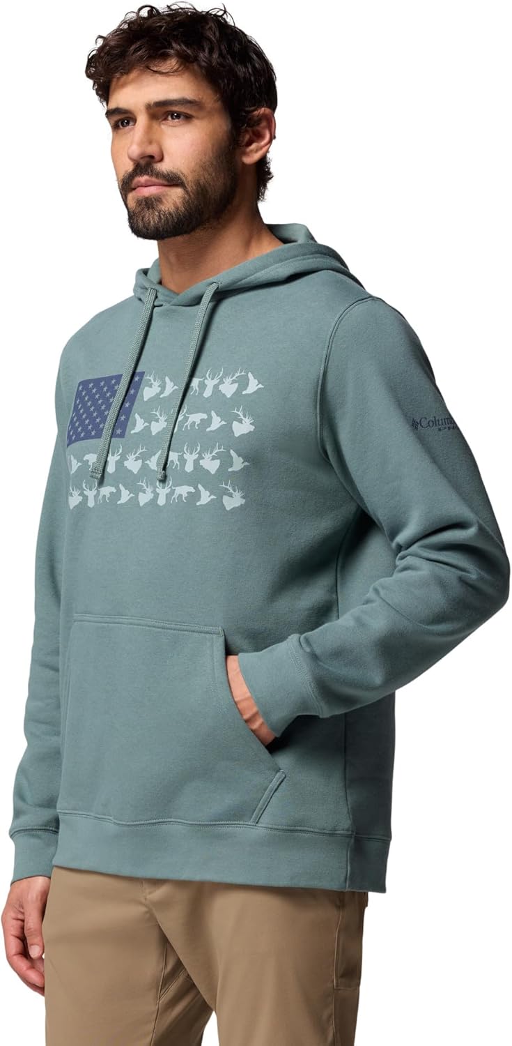 Columbia mens Phg Game Flag II Hoodie - Image 3