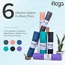 Floga BALANCE PRO 6mm TPE Yoga Mat Eco-Friendly, Non-Slip & Lightweight Exercise for Home Workouts, Gym, Pilates & Outdoor Fitness | Durable, Sweat-Resistant & Anti-Tear Mat for Men & Women – Black gallery image