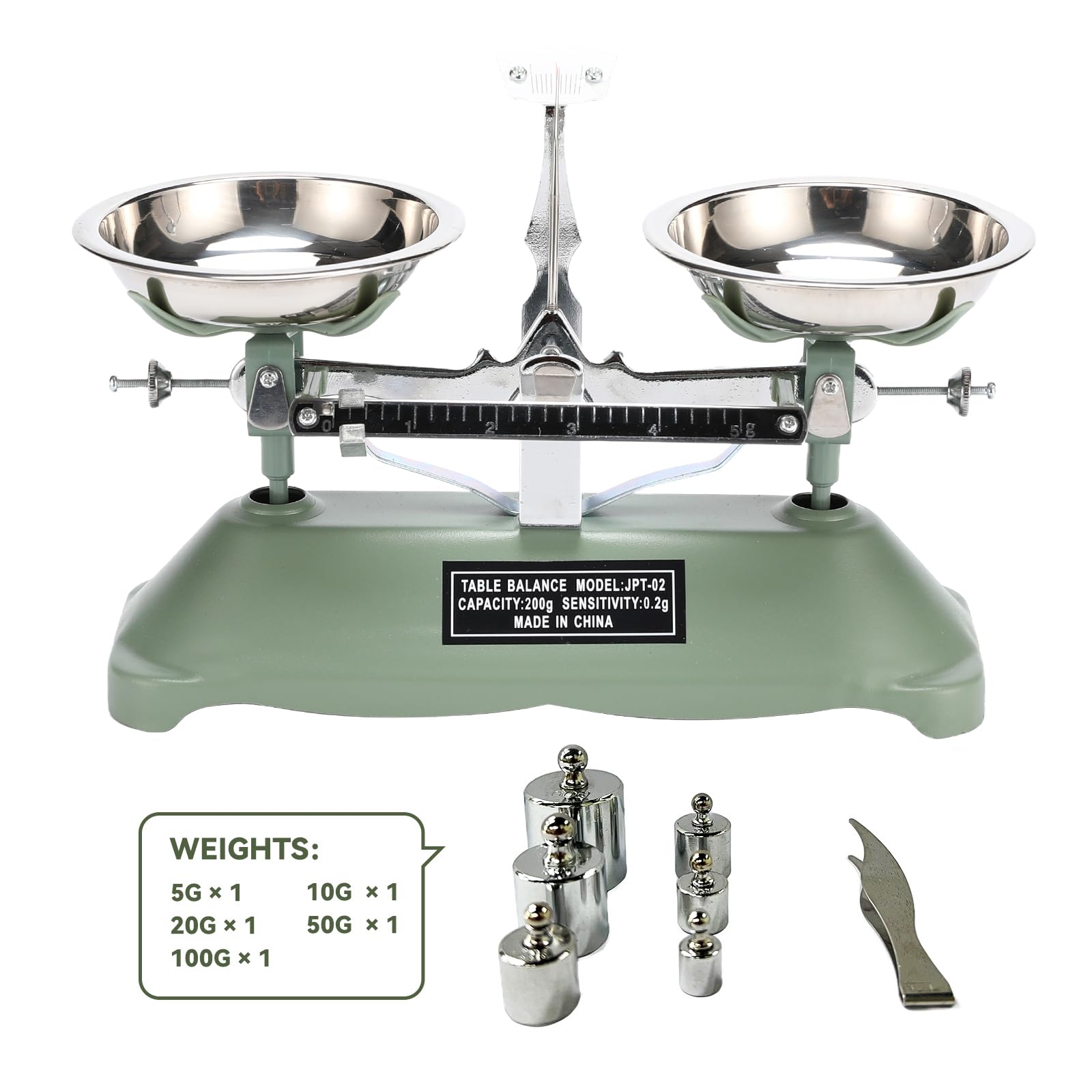 Mechanical Balance Scale - 200g Precision -6