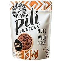 Vista 9 de Pili Hunters - Nueces de pili germinadas silvestres, cacao crudo (bolsa de 4 onzas) Snack vegano para energía baja en carbohidratos, sin gluten