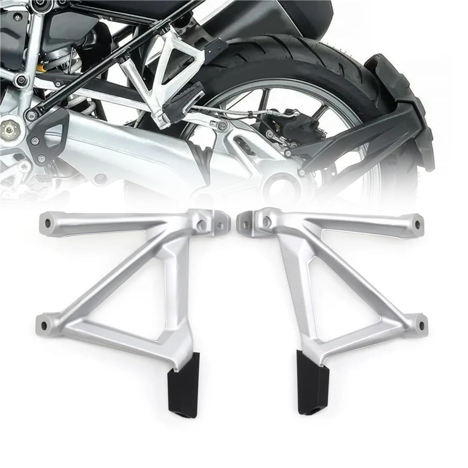 Kit Repose-Pieds Passager Arrière pour BMW R1250GS et R1200GS LC Adventure de 2013 à 2023