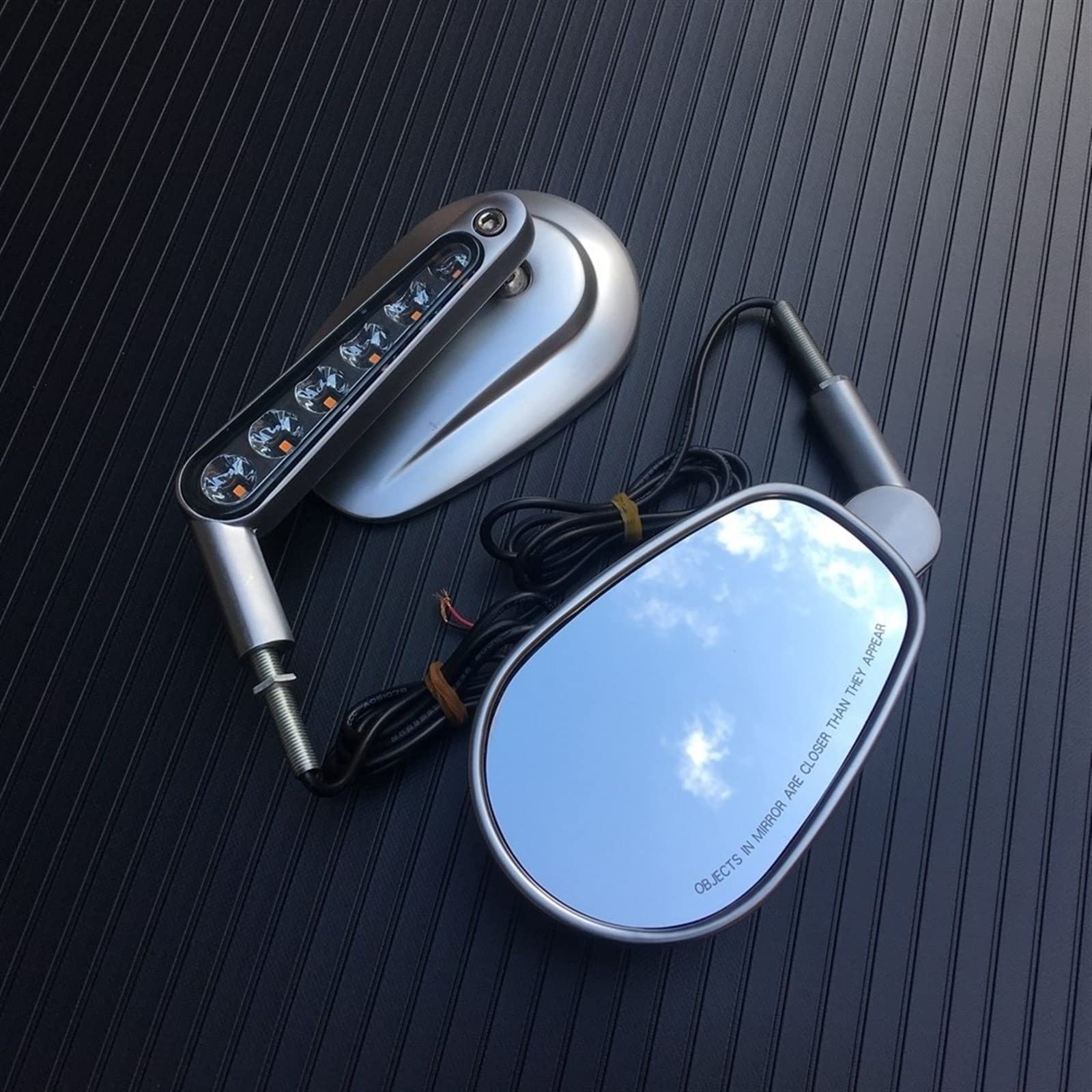 Rétroviseurs Moto LED Clignotants Avant pour H&Arley VROD VRSCF 09-17